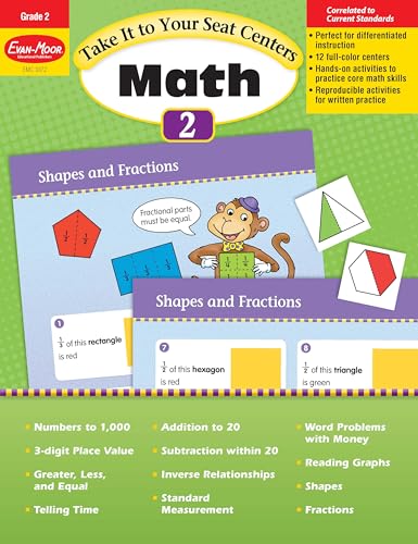 Take It to Your Seat Math Centers, Grade 2 (Take It to Your Seat Centers)